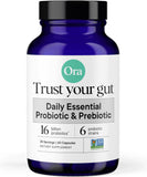 Ora Organic Probiotics, botella, apoyo para equilibrio digestivo diario.