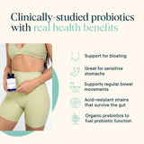 Ora Organic Probiotics, cápsulas, conveniencia para la salud intestinal.