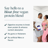 Ora Organic proteina con enzimas digestivas para mejor absorción.