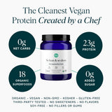 Ora Organic proteina en polvo sin sabor ideal para batidos personalizados.