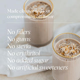 Mezcla Ora Organic en polvo de vainilla para recetas rápidas y nutritivas.