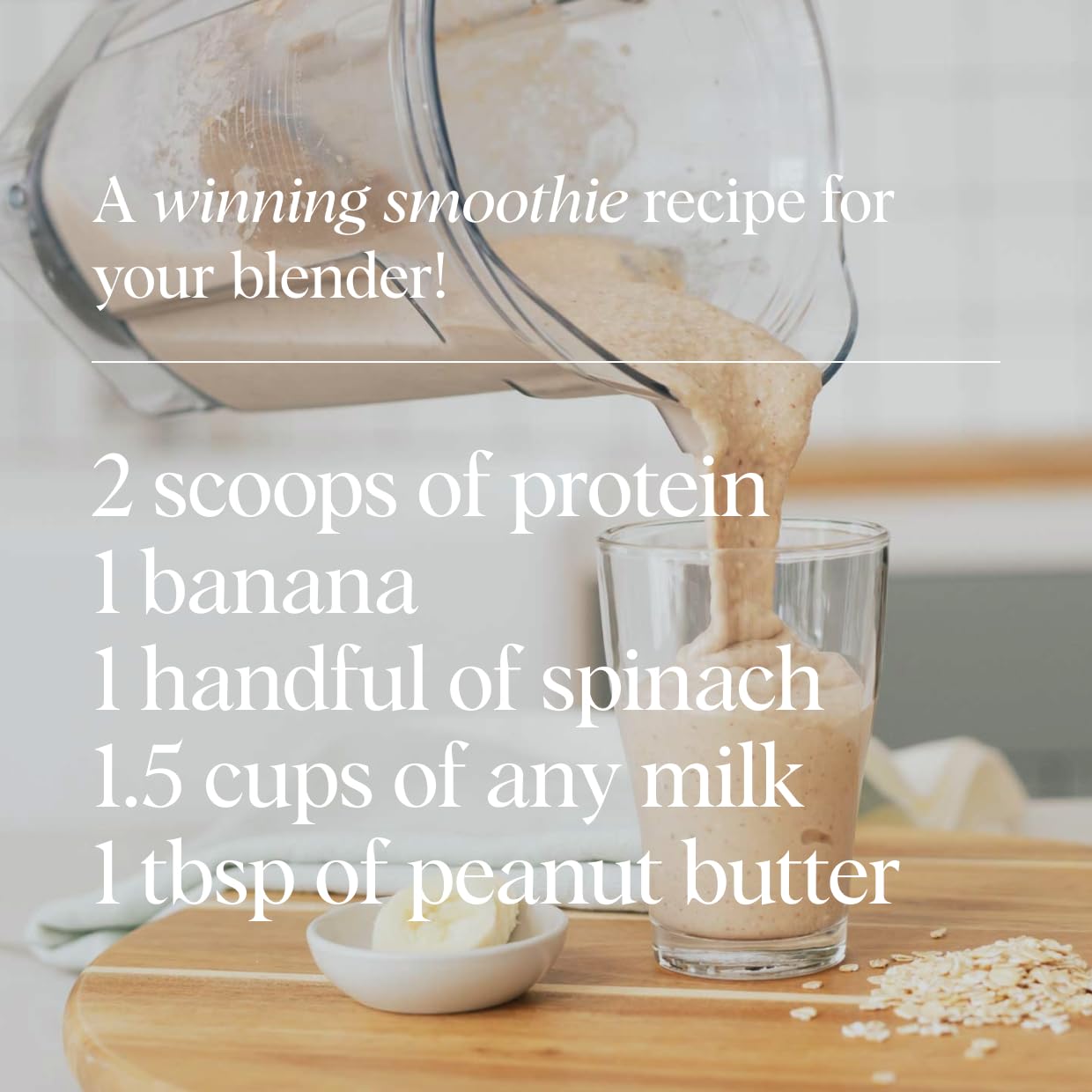 Receta en tazón con Ora Organic vainilla para snack saludable.