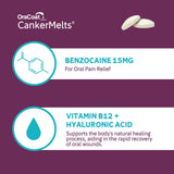 Vitamina B12 para apoyar posibles procesos de reparación en la boca.