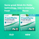 Oracoat FreshMelts aplicación rápida en encías para aliento inmediato