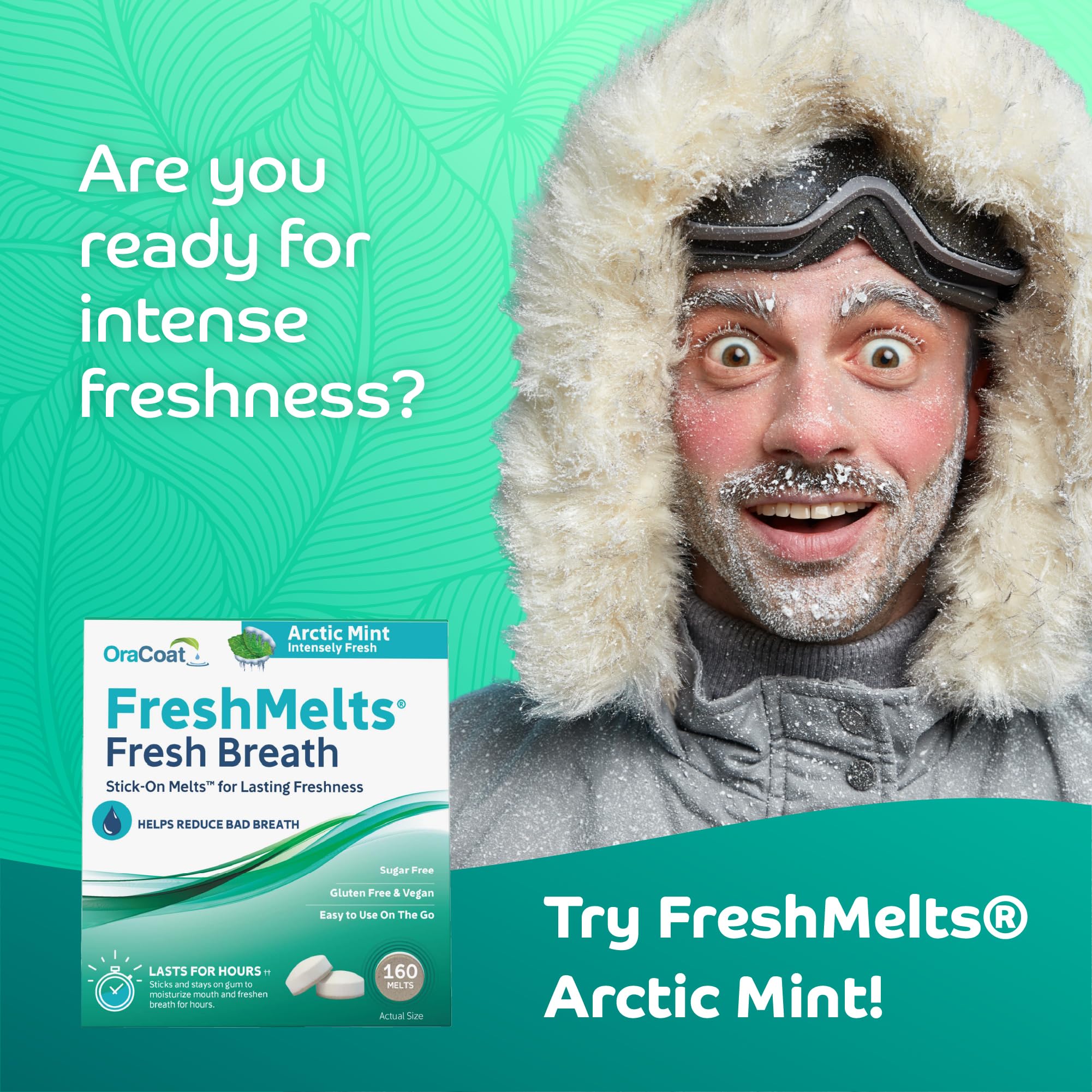 Oracoat FreshMelts opción vegana para cuidado bucal