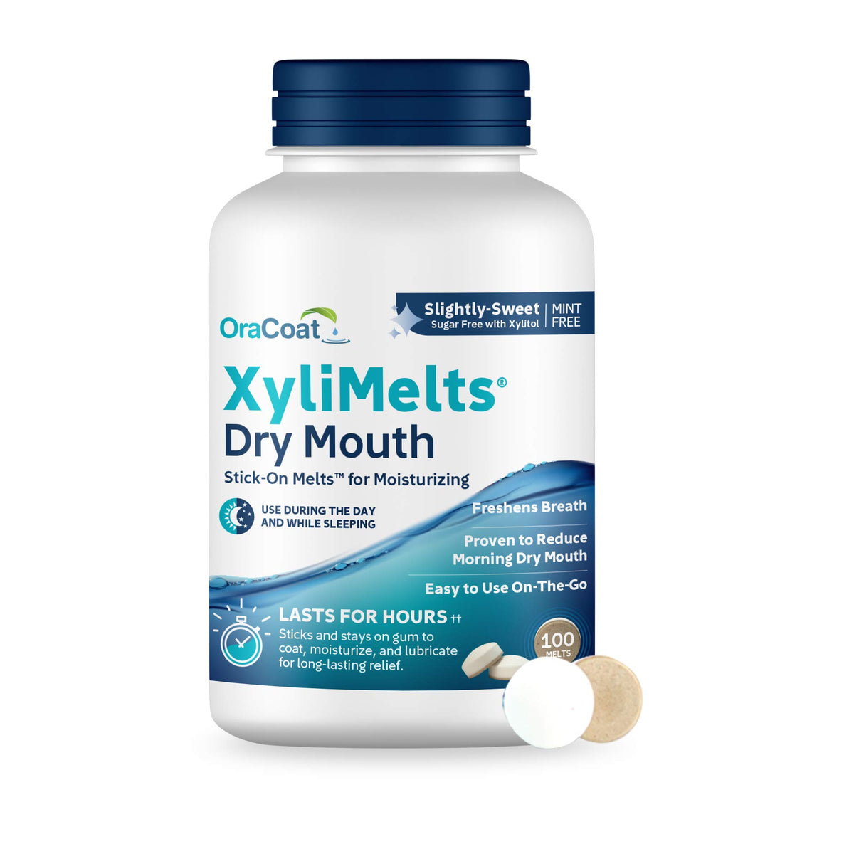 Oracoat XyliMelts disco adherente en dientes para alivio prolongado