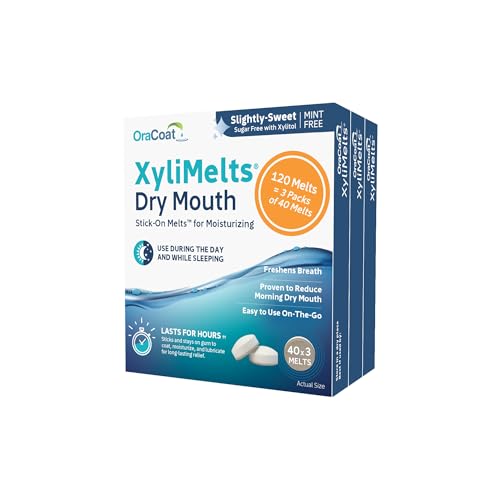 Oracoat XyliMelts disco sin azúcar estimula la saliva