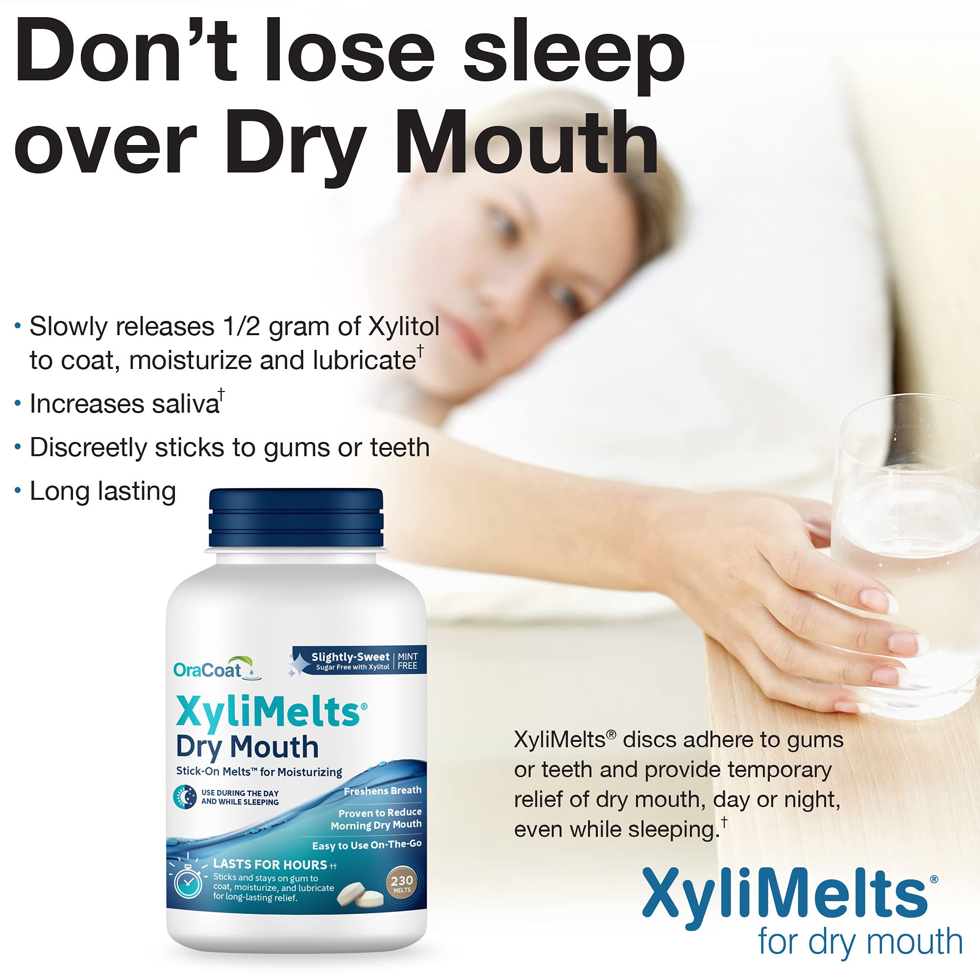 XyliMelts de Oracoat sabor suave y uso cómodo en cualquier momento.