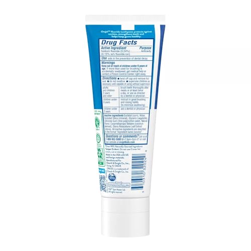 Envase Orajel Kids Paw Patrol con etiqueta, tamaño 4.2 oz, fórmula anticaries.