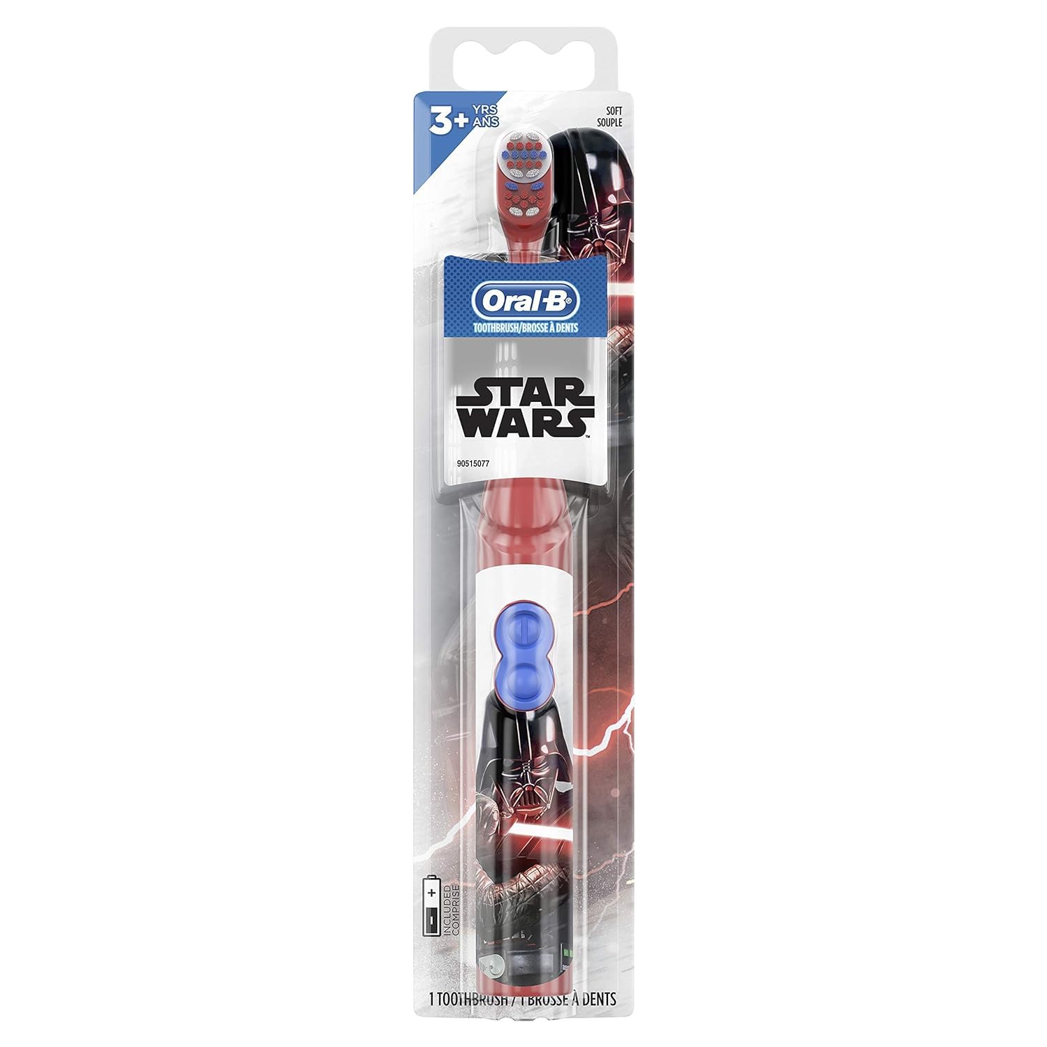 Oral-B cepillo para niños con Darth Vader, motivo temático para motivar el cepillado