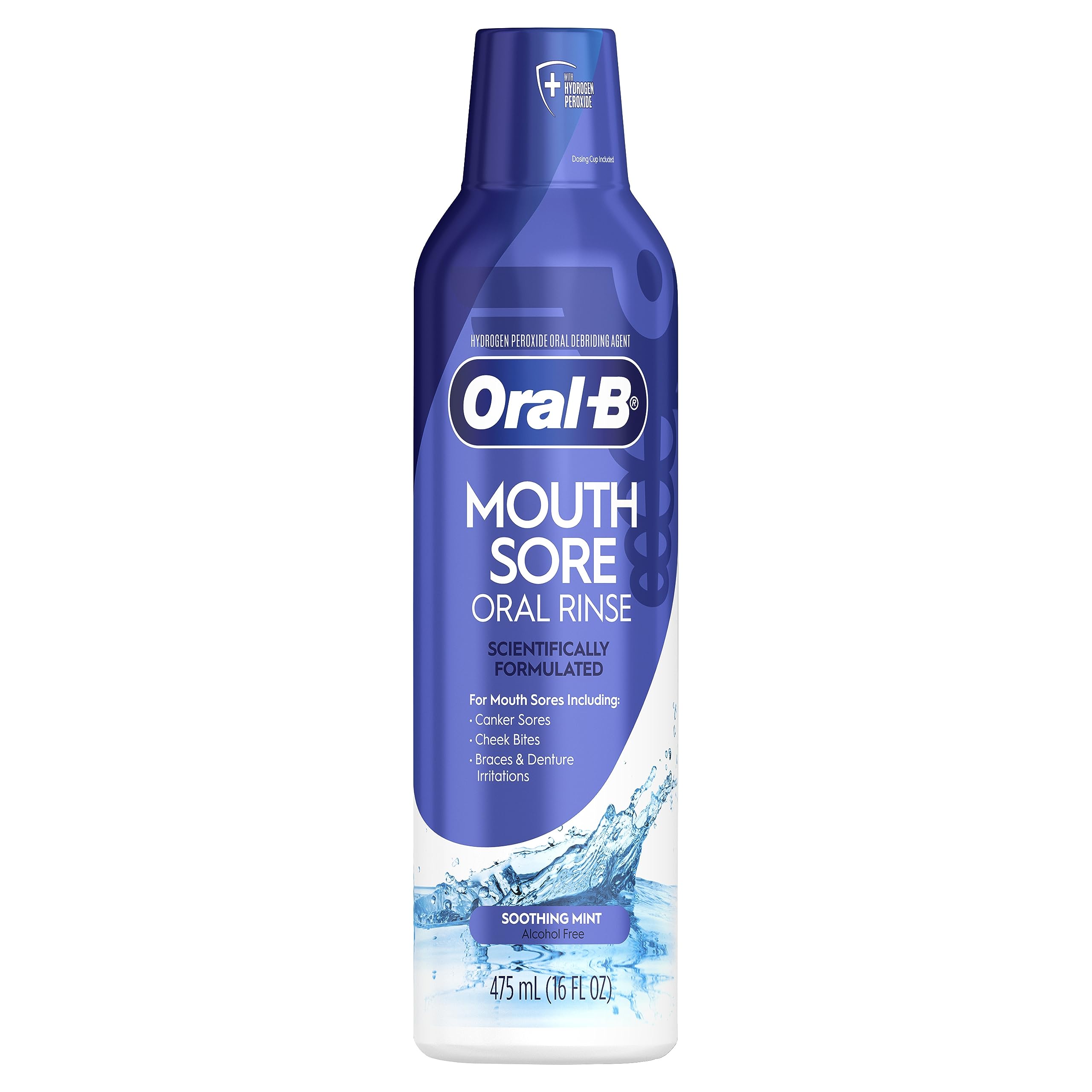 Oral-B enjuague bucal en botella de 16 oz para dolor bucal