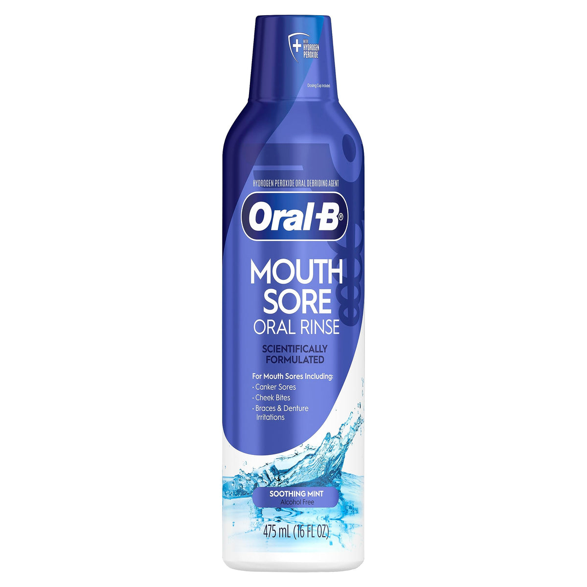Oral-B enjuague bucal en botella de 16 oz para dolor bucal