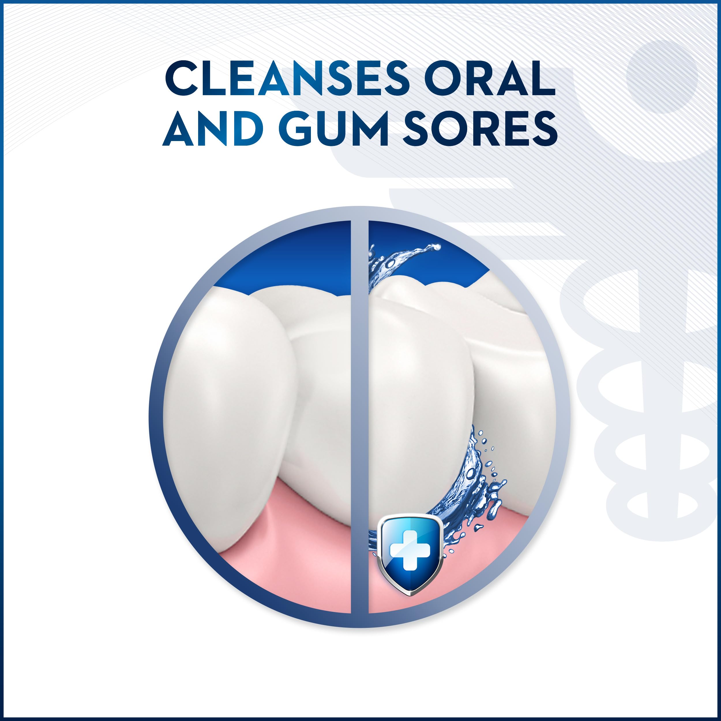 Oral-B peróxido de hidrógeno en enjuague bucal para higiene cuidadosa