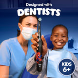 Oral-B iO Kids Spiderman, botón único facilita encendido y cepillado sencillo.