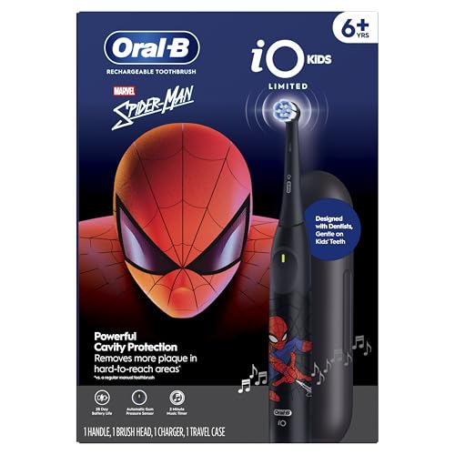 Oral-B iO Kids Spiderman, indicadores de carga para saber cuándo recargar.