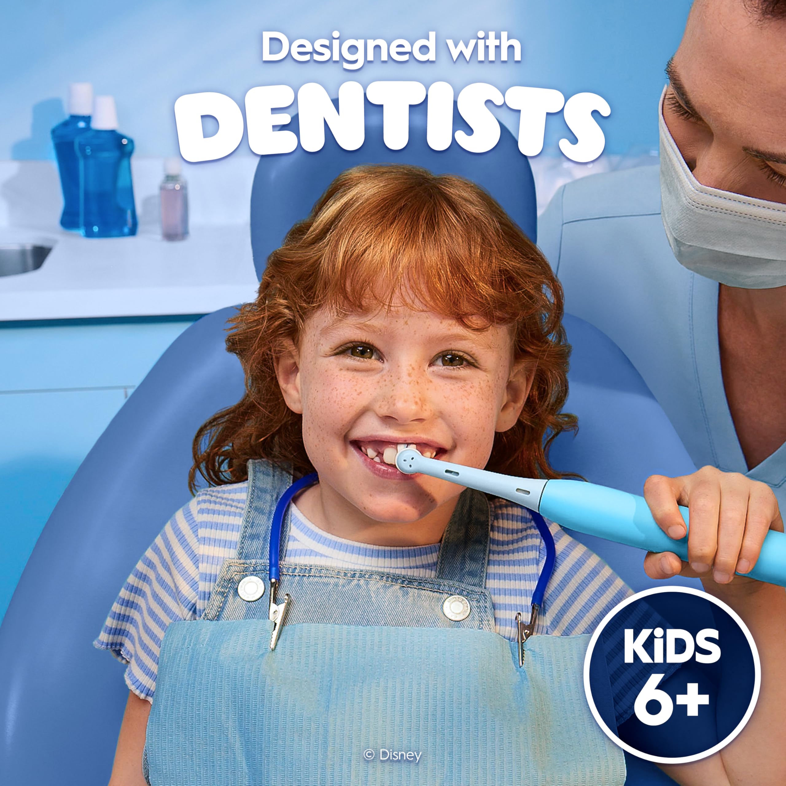 Protección de encías gracias al sensor de presión de Oral-B iO Kids Stitch.
