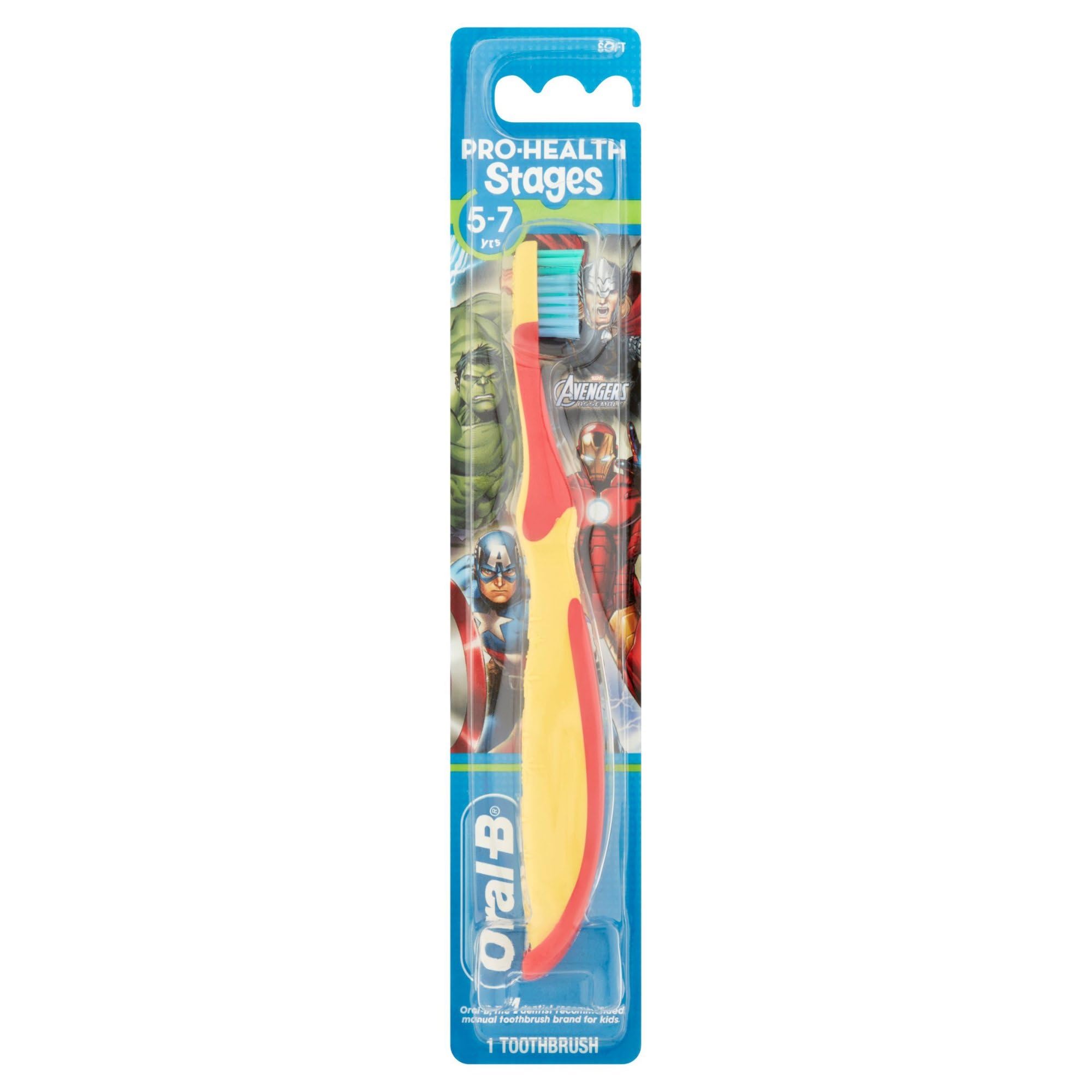 Cepillo Oral-B Kids Spider-Man, mango ergonómico para manos pequeñas y agarre cómodo