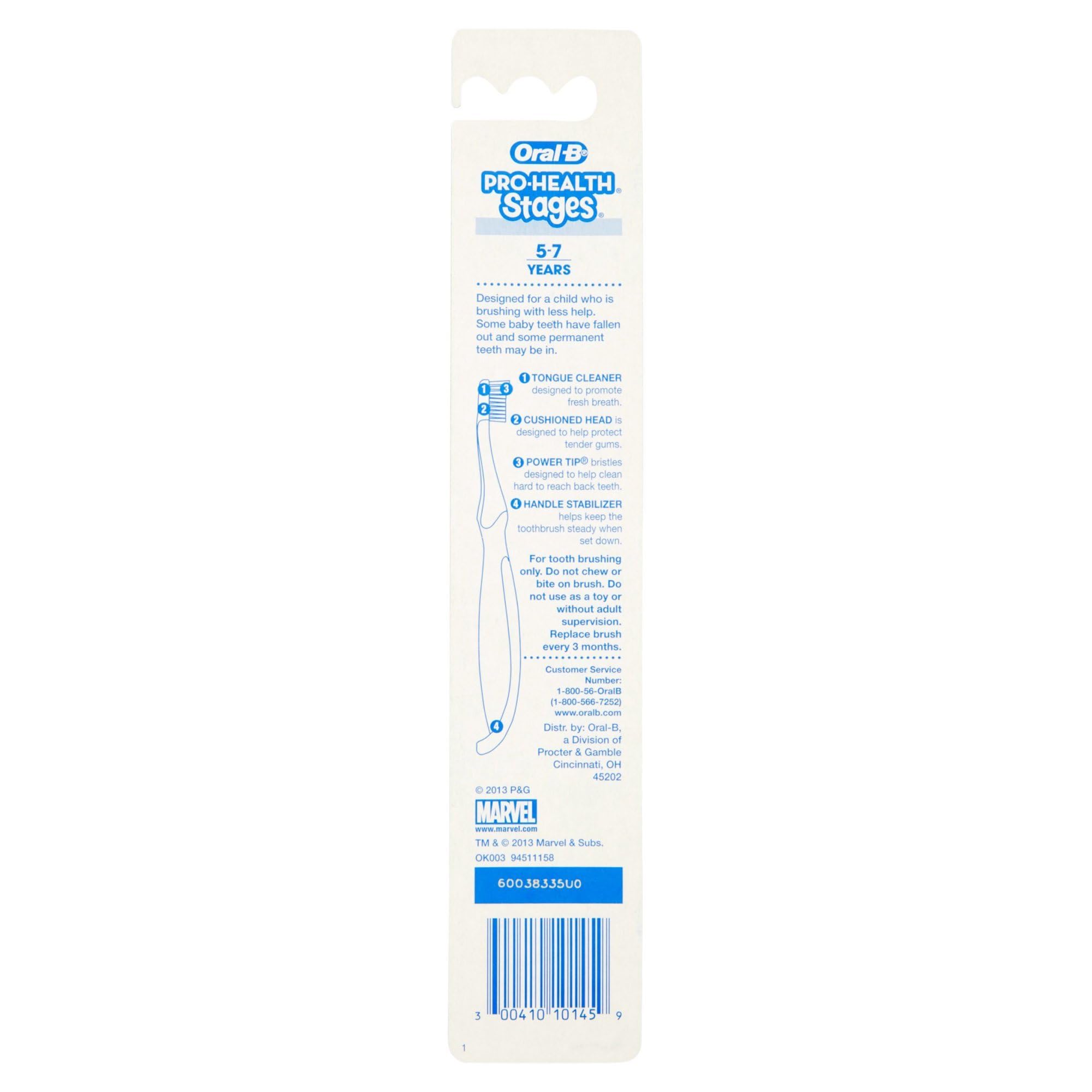 Paquete de 6 cepillos Oral-B Kids Spider-Man, opción de cuidado dental para toda la familia