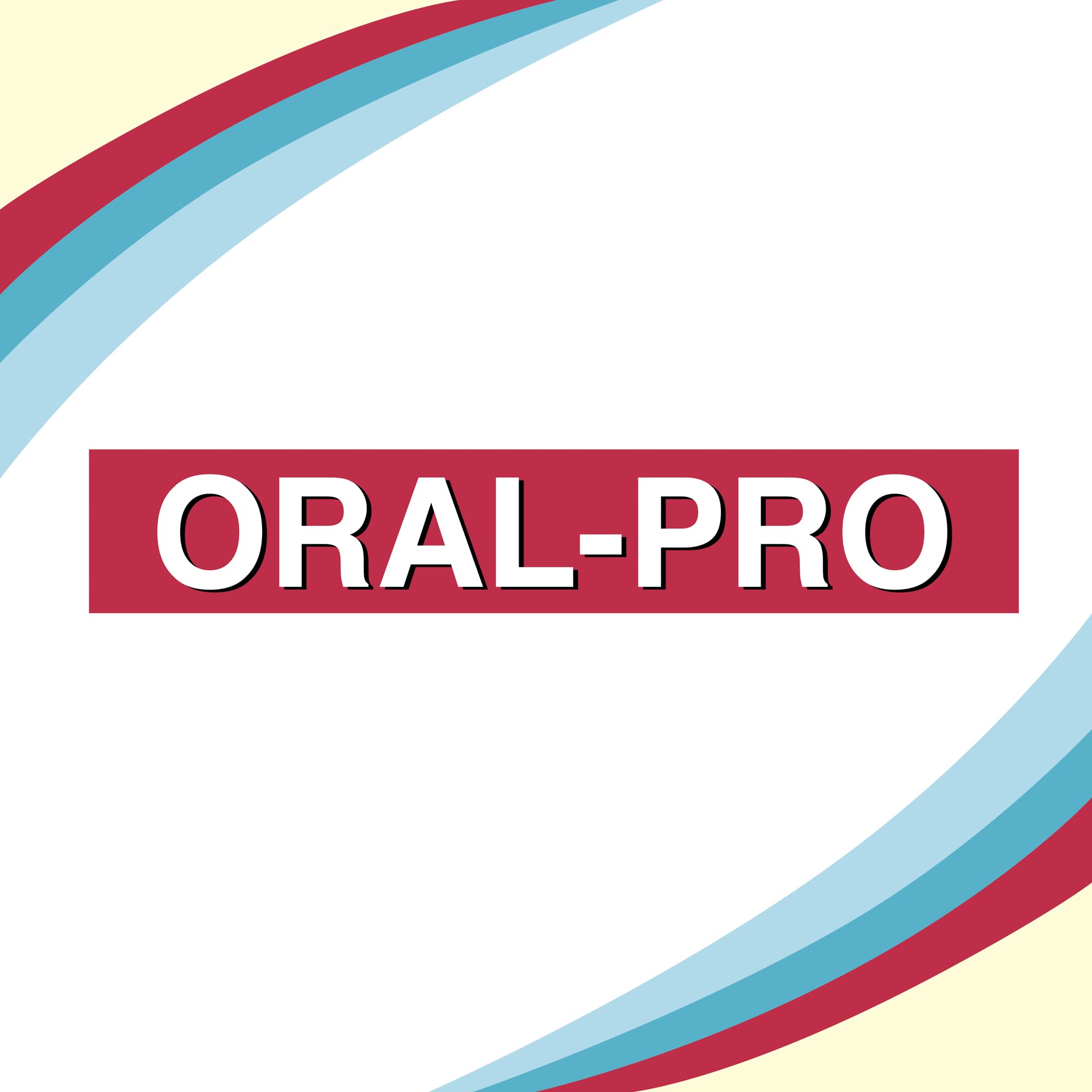 Oral-Pro envase claro con información útil para familias