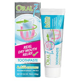 Oral7 tubo de pasta dental con textura cremosa para alivio suave.