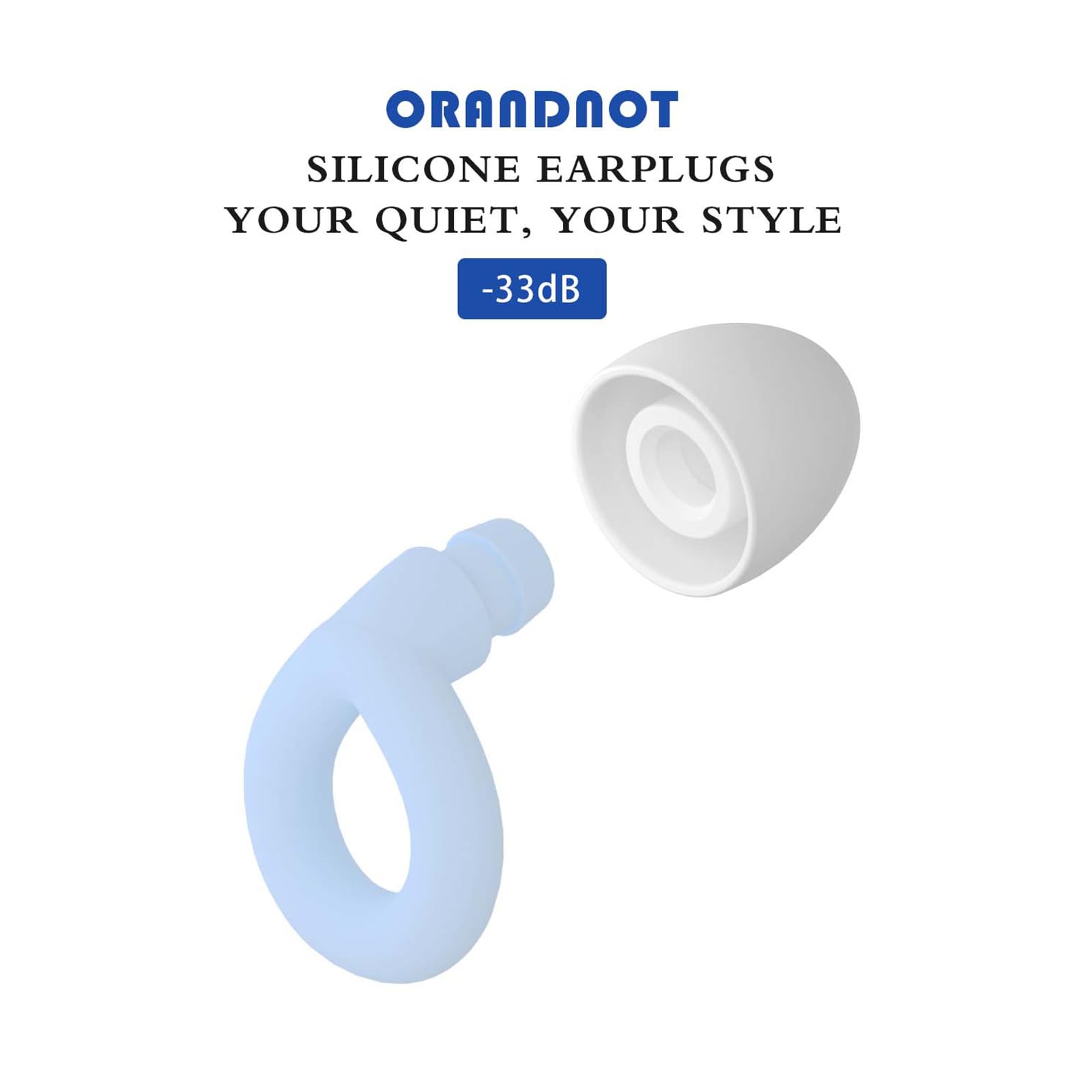 ORANDNOT tapones con puntas intercambiables para ajuste cómodo