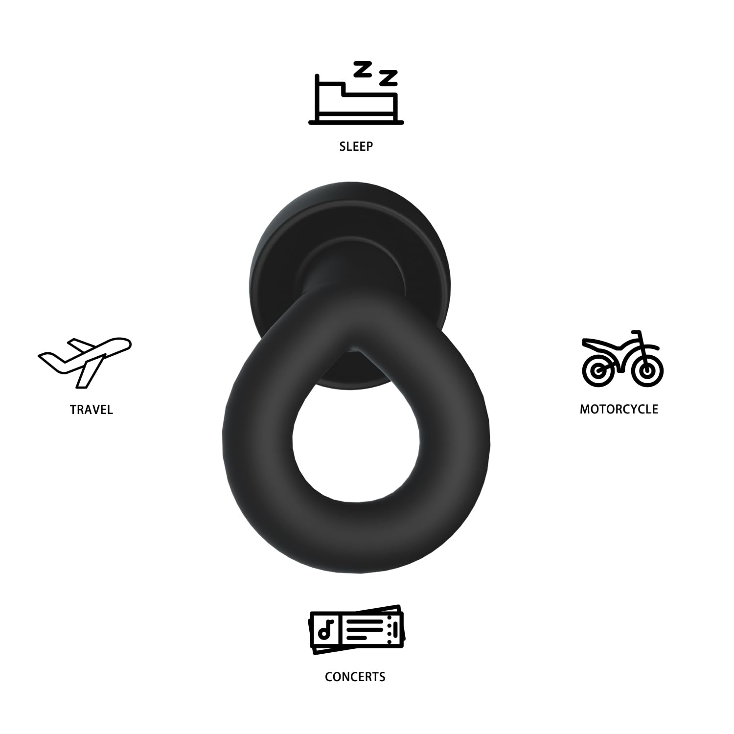 Ajuste personalizado ORANDNOT en cuatro tallas para comodidad prolongada