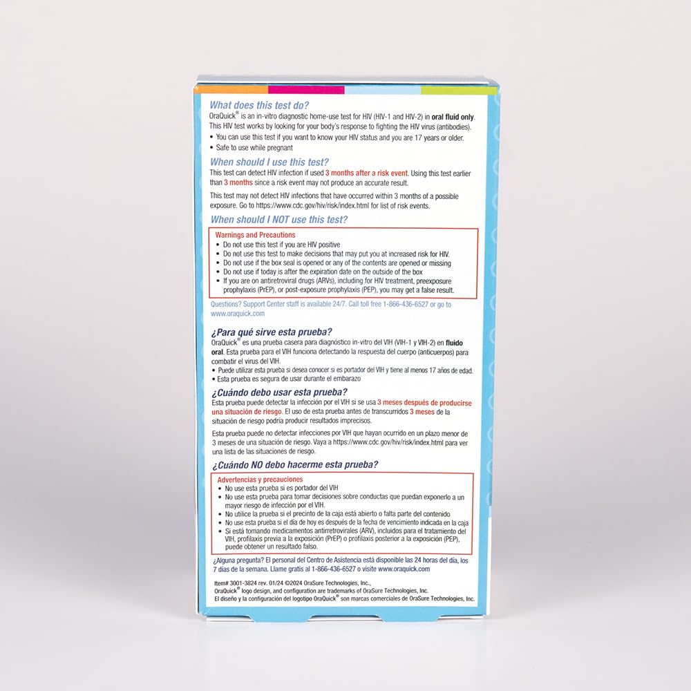 OraQuick HIV: lectura de resultado clara y fácil