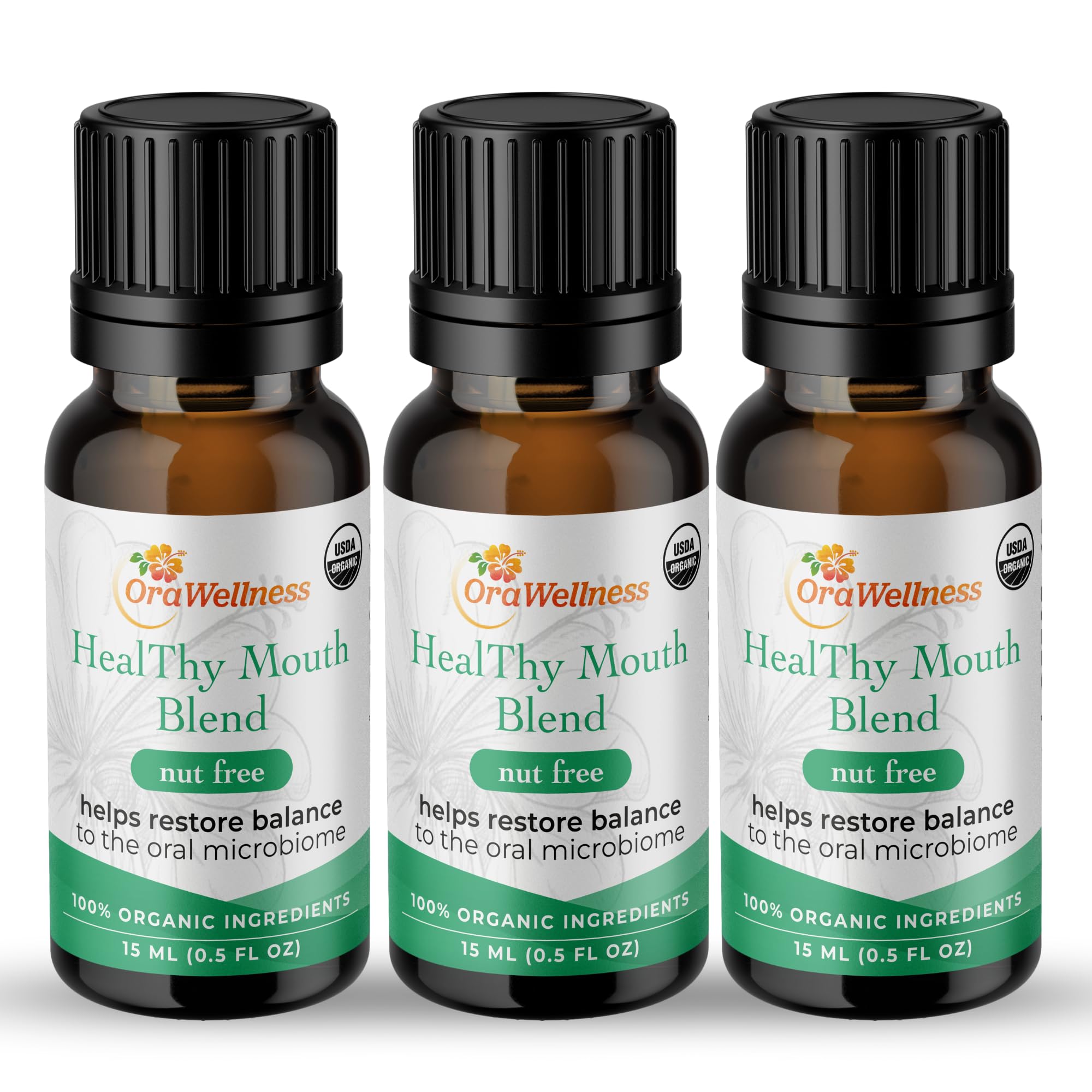 OraWellness Blend, botella de aceite bucal para uso diario y cuidado de encías
