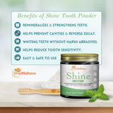 OraWellness Shine envase 60g, ideal para uso familiar y diario.