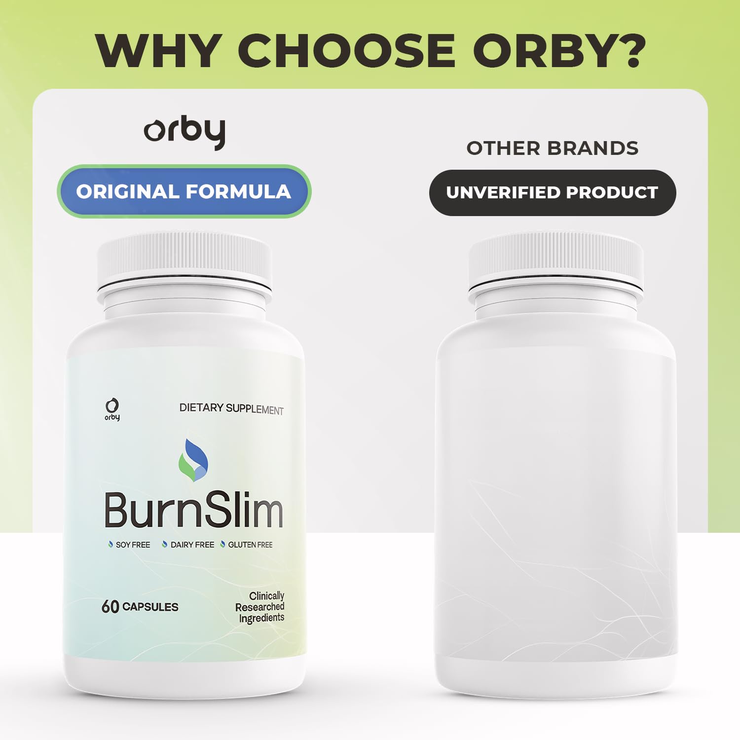 Orby BurnSlim albahaca sagrada para una rutina sin estimulantes.