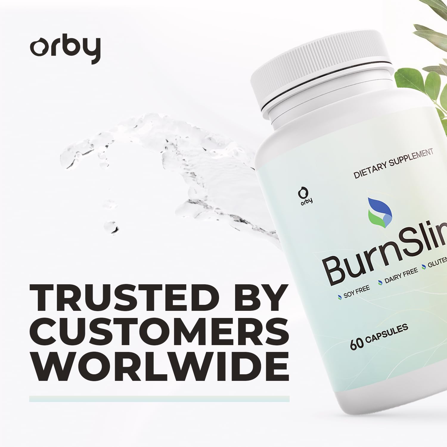 Orby BurnSlim extracto de moringa para bienestar diario.