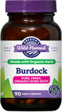 Oregon's Wild Harvest Burdock orgánico, cápsulas veganas para uso diario.