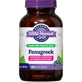 Oregon's Wild Harvest fenogreco cápsulas en botella, apoyo potencial a la lactancia.