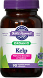 Oregon's Wild Harvest Kelp, cápsulas veganas, frasco frontal para ingesta diaria de yodo natural.