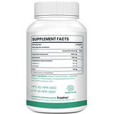 Orgabay bromelina 200 mg visible en frasco, compatible con quercetina
