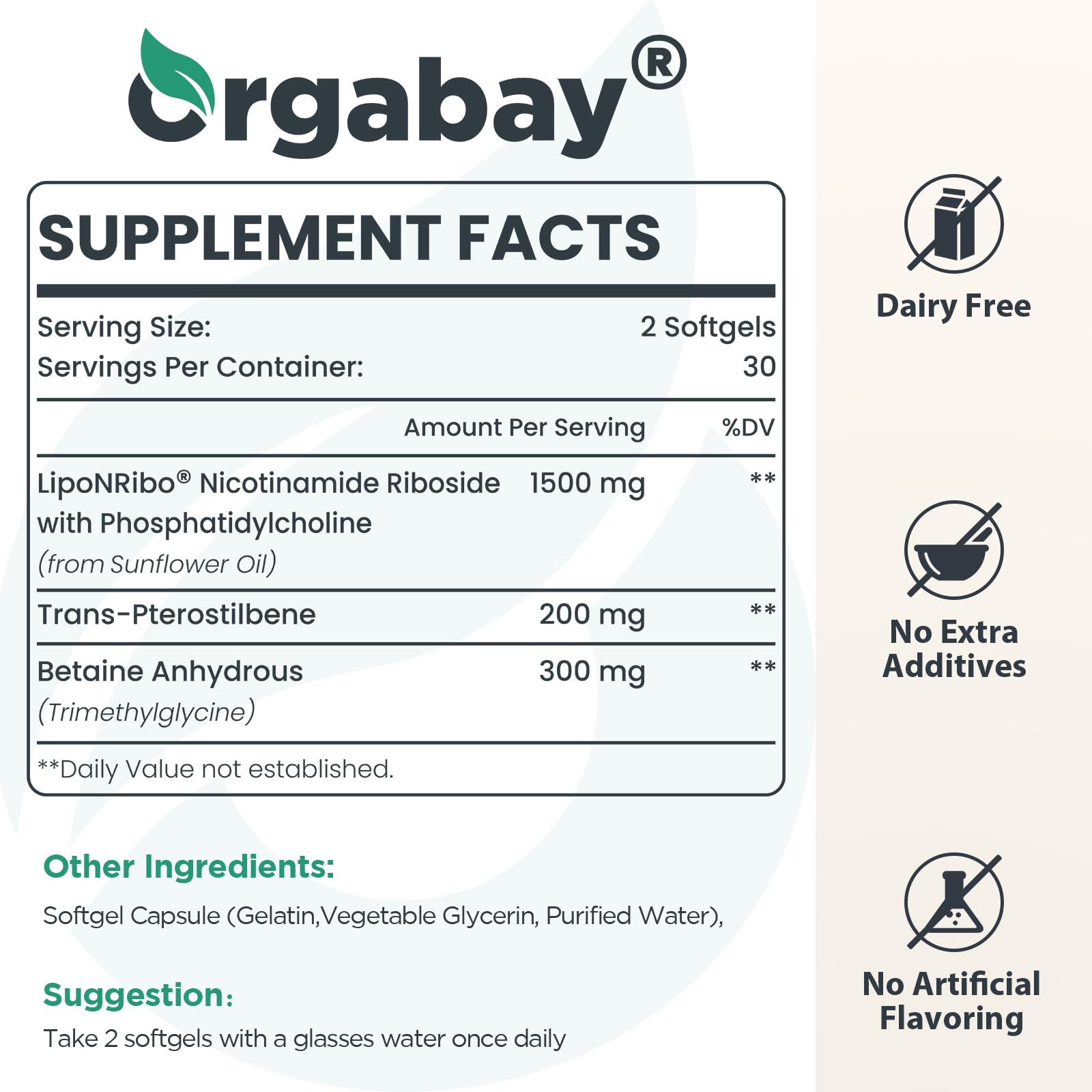 Orgabay cápsulas con liposomas, entrega liposomales para mayor biodisponibilidad.