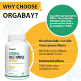 Orgabay dosis recomendada, dos cápsulas diarias para suministro de 30 días.