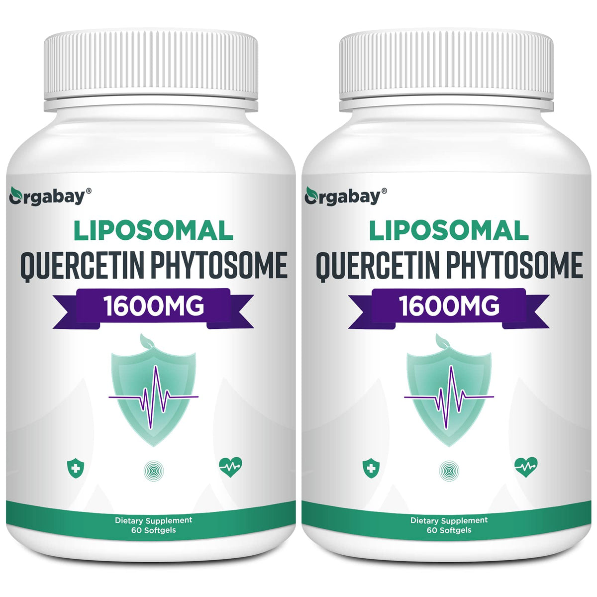 Orgabay quercetina liposomal en frasco, posible mayor absorción de nutrientes