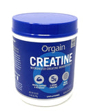 Orgain Creatina Monohidrato 5g sirviendo, potencia potencial durante sesiones de entrenamiento.