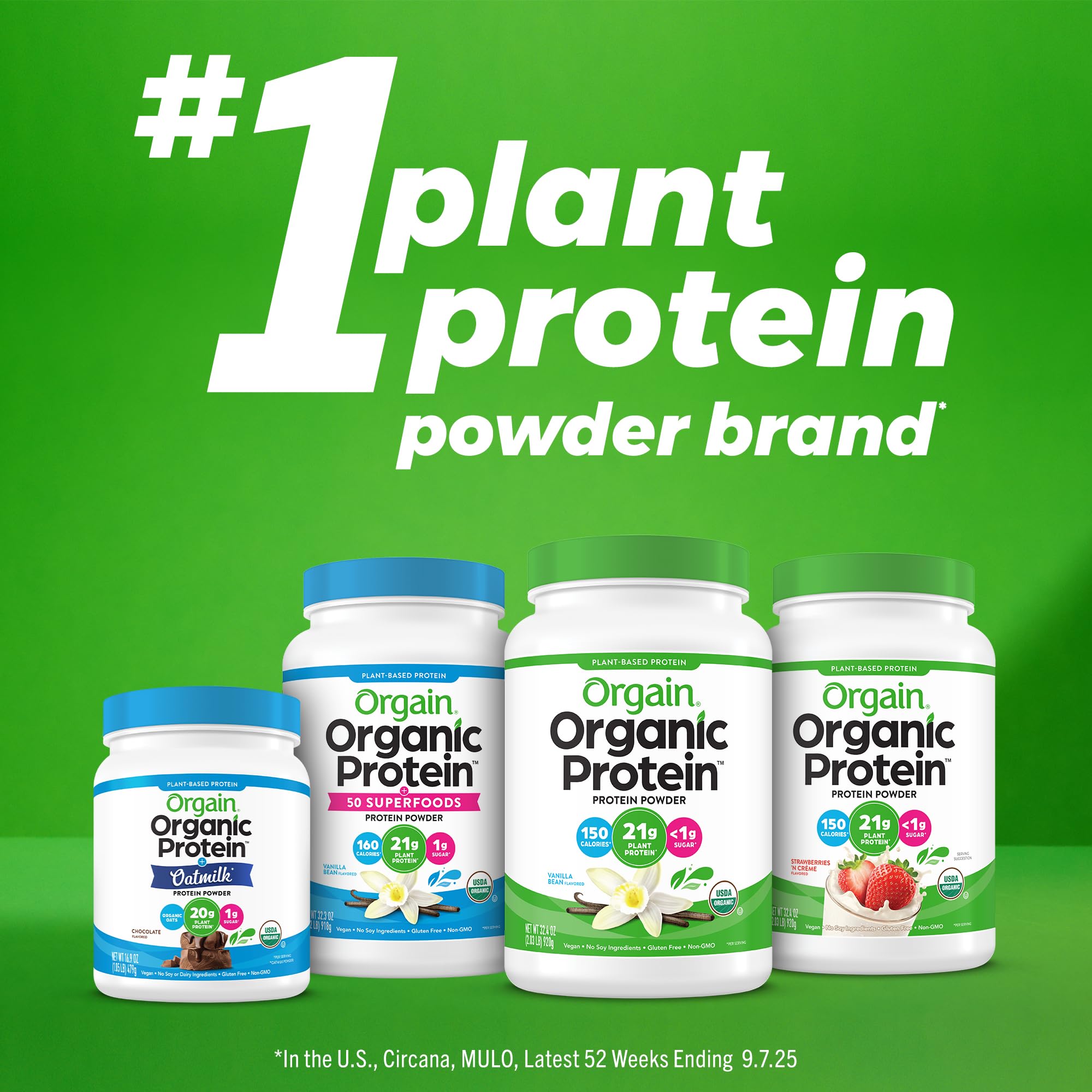 Orgain Proteína + Colágeno vainilla, snack saludable: 25 g de proteína por porción