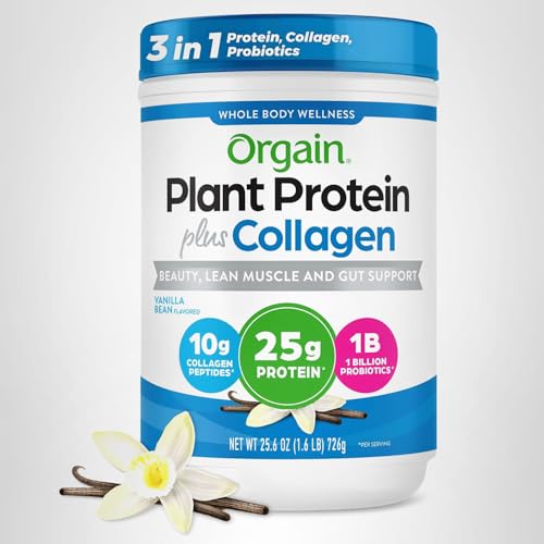 Orgain Proteína + Colágeno vainilla, uso recomendado: mezclar con leche vegetal para crema
