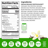 Orgain Proteína + Colágeno vainilla, vaso: batido suave y cremoso para cualquier momento