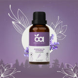 Lavanda Organic Alley se muestra en difusor para ambiente relajante.