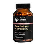 Cápsulas de Organic Collagen Australia Beauty Brilliance para uso diario.