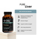 Organic Collagen Australia: botella de cápsulas para apoyar el metabolismo y la energía.