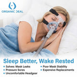 Organic Deal pack 2: repuesto de correa CPAP para viajes y sustituciones.