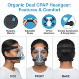 Organic Deal ajuste rápido: correa CPAP para restablecer el ajuste sin esfuerzo.