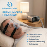 Organic Deal clips compatibles: conexión rápida a la máscara CPAP para un montaje sencillo.