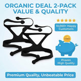 Organic Deal correa CPAP compatible Philips Respironics: fijación cómoda para uso nocturno.
