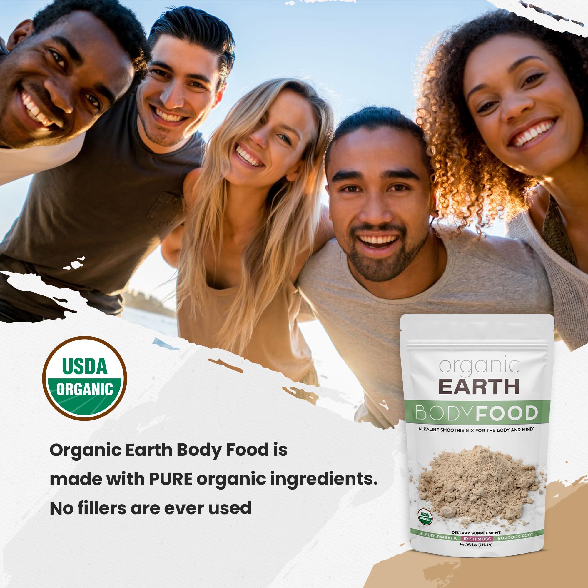 Organic Earth polvo para batidos: mezcla nutritiva para tus bebidas diarias